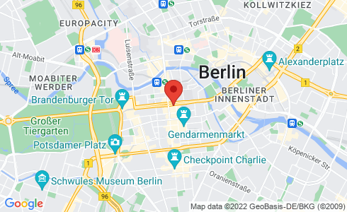 Google map: Berlin Unter den Linden 21